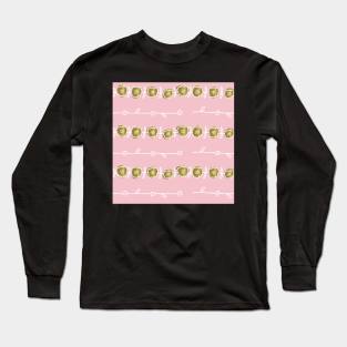 Elegance Seamless pattern with flowers Long Sleeve T-Shirt